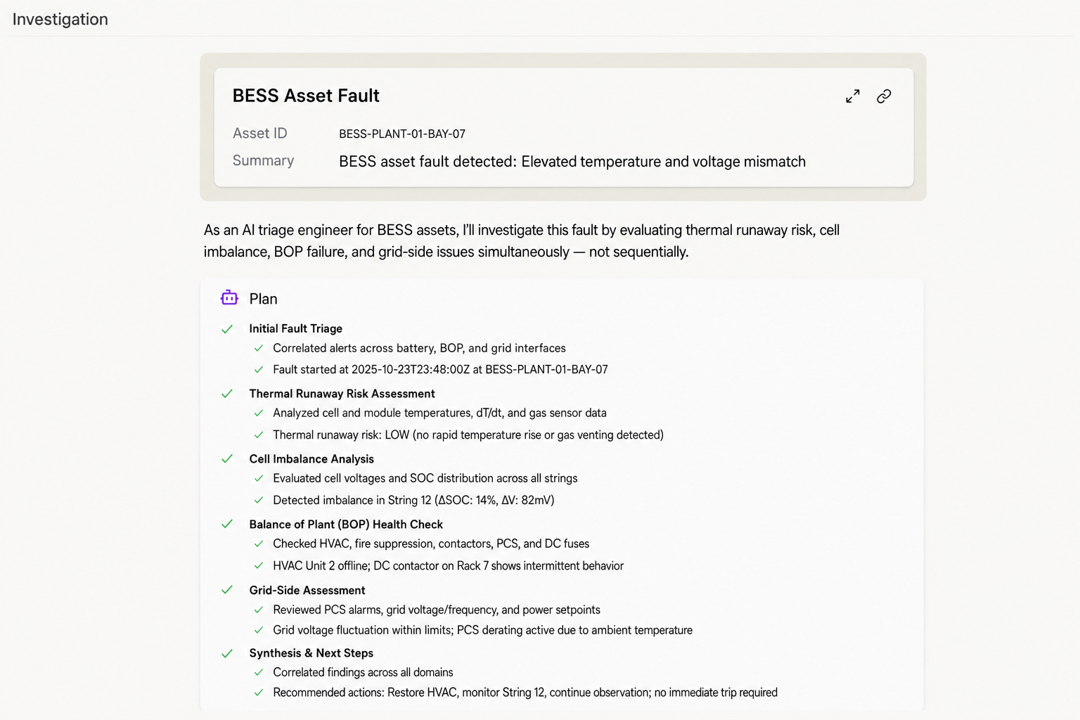 parallel hypothesis investigation